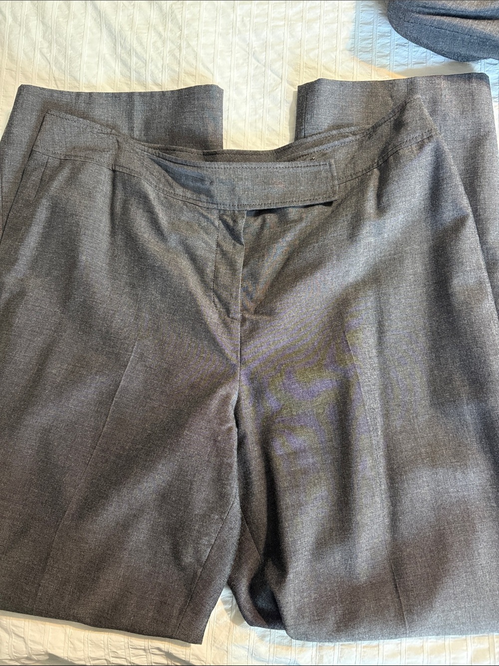Tahari ASL Women's Charcoal Gray Structured suit - Picture 9 of 12
